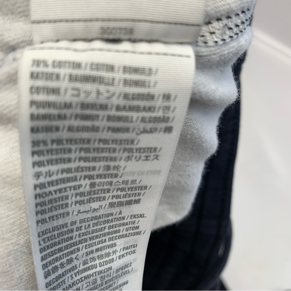 Hollister Mens Sweatpants Y2K Medium Lounge Blue Red Spell Out Pockets Casual - Picture 9 of 12